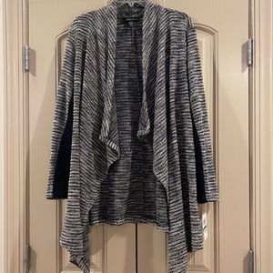 NWT Style & Co Large Black & White Cardigan